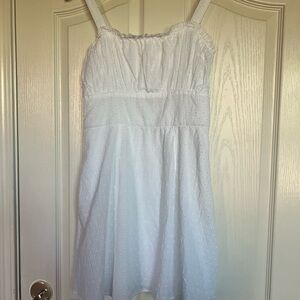 Francesca's Blue Rain Ledi Textured
A-Line Mini Dress